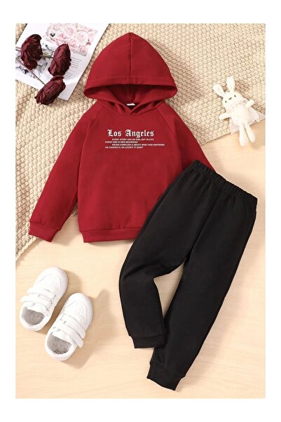 DAXİS Sportwear Company طقم بدلة رياضية للأطفال مطبوع عليه لوس أنجلوس