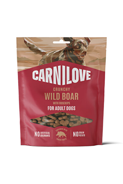 Brit Carnilove Dog Crunchy SnCk Wild Boar & Rosehips 200 g