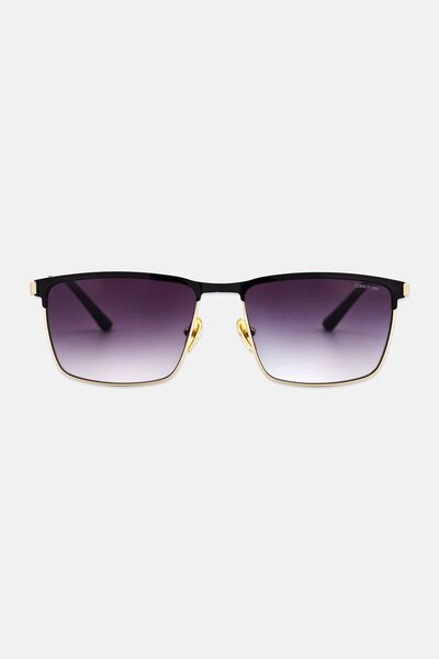 Cerruti 1881 Men CR 80076 Square Sunglasses, Black