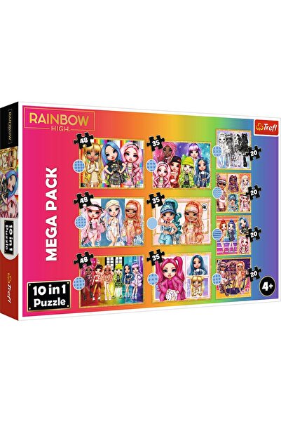Trefl PUZZLE 10IN1 RAINBOW HIGH PAPUSILE FASHION