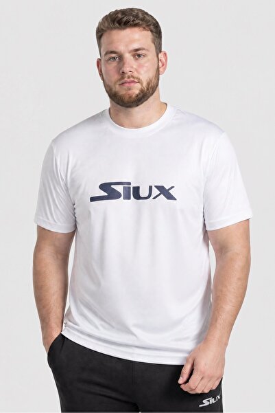 Siux Men Sportswear Fit Short Sleeve Training T-Shirt, White