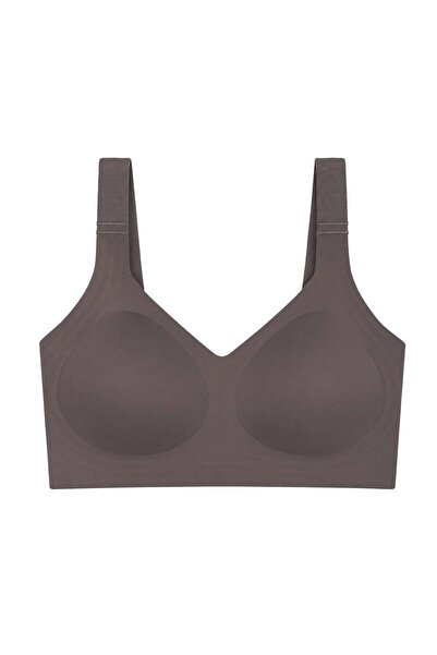Cottonhill Seamless Bra - Velisse |   Mink Laser Cut Underwireless Gathering ...