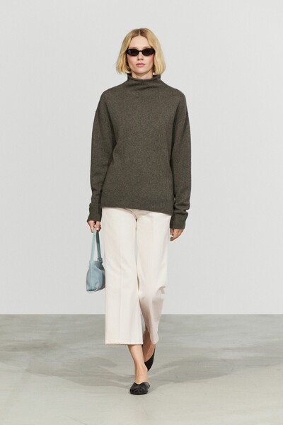 Massimo Dutti %100 kaşmir oversize triko kazak