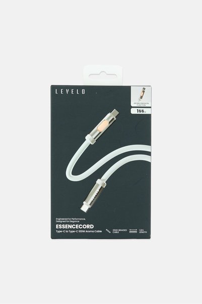 Levelo Essencecord Type-C to Type-C 100W Aroma Cable, White