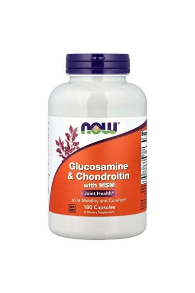 Now Foods , Glucosamine & Chondroitin with MSM, 180 Capsules