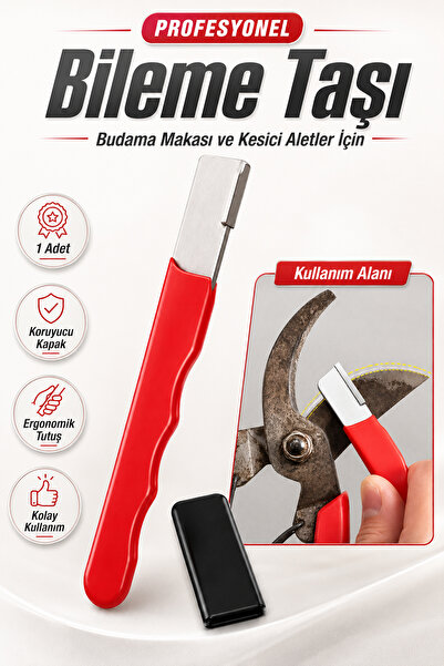 NZB Bıçak Bileme Aleti Ergonomik Saplı Plastik Korumalı Hafif ve Pratik Taşın...