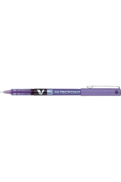 GENERAL (Purple, Single) - Pilot V5 Brass 0.5mm Liquid Ink (1 Pen) - Black Si...