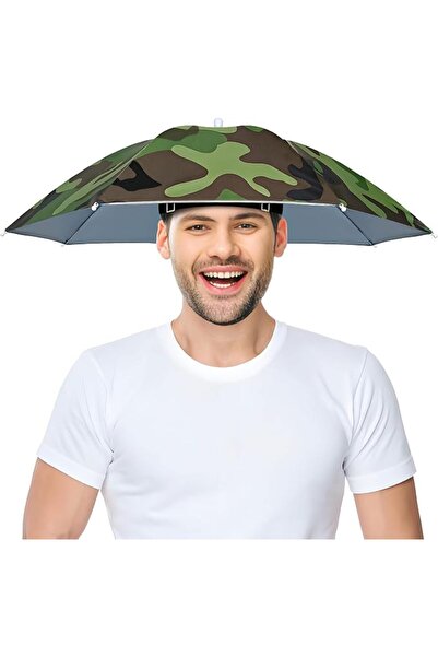 GENERAL Masmol 26" Diameter Elastic Band Design Umbrella Style Fishing Hat, D...