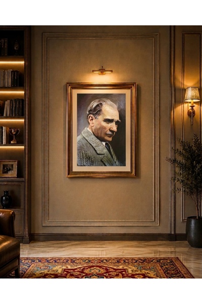 ÇERÇEVELİ ATATÜRK RESMİ (30X40)