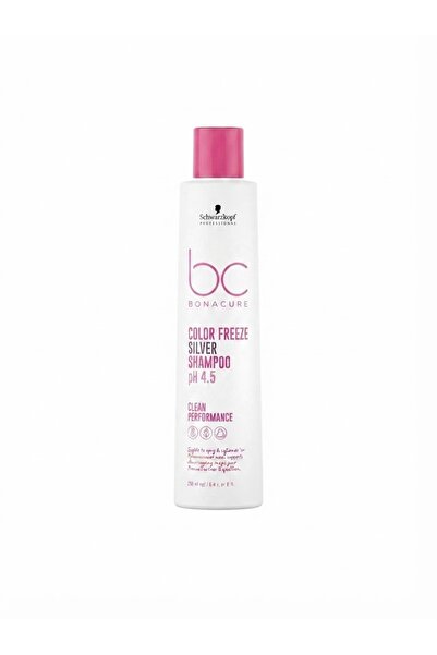 Bonacure Clean Color Freeze Anti-Yellowing Silver Shampoo for White and Blond...