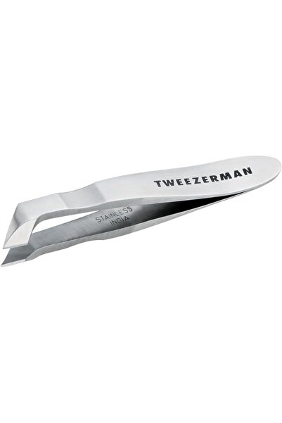 Tweezerman ملقط صغير لاذنبة الظفر للرجال من تويزرمان، لون فضي