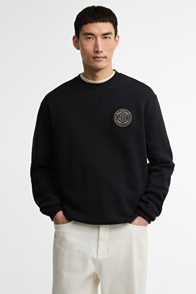Barbour B.Intl 90th Anniversary Graphic Sweatshirt BK11 Black