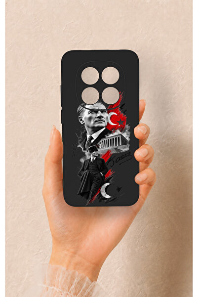 Vip Case Redmi Note 15 Pro 5G Uyumlu Atatürk Anıtkabir Desenli Silikon Kılıf