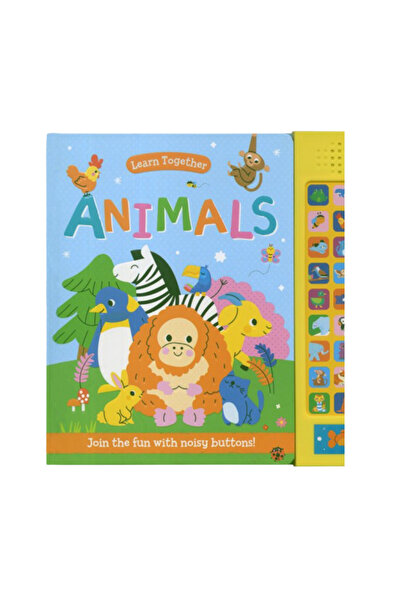 North Parade 27-BUTTON SOUND BOOK - LEARN TOGETHER - ANIMALS (FSC)