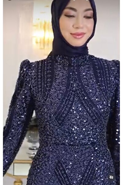 Safa abiye lacivert