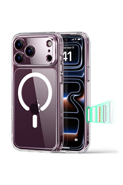 ESR Husă pentru iPhone 18 Pro, Classic Hybrid HaloLock, protecție antișoc