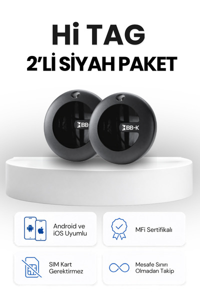 HBB-K Hi Tag Akıllı Takip Cihazı 2'li Paket