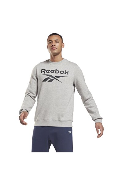 Reebok Ανδρικό Φούτερ Φλις Identity με Στρογγυλή Λαιμόκοψη S