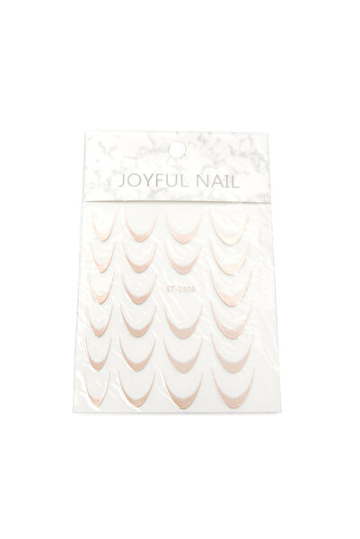 global fashion French ombre slider design stickers ST-2306 bronze