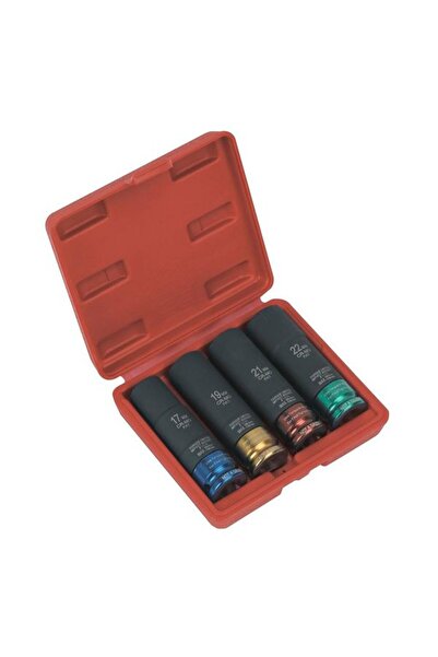 SEALEY Set tubulare impact 1/2", 4 piese