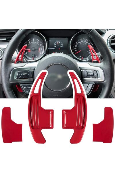GENERAL Steering Wheel Extended Shift Paddle Shifter Cover for Ford Mustang 2...