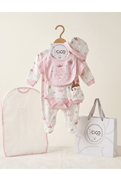 MiniKids Set cadou 5 piese, little princess, roz