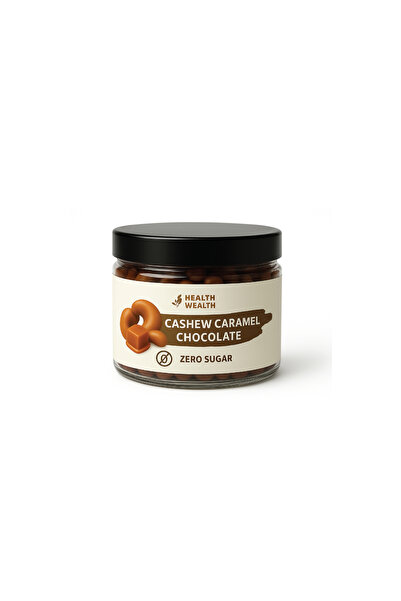 HEALTH WEALTH Cashew Dragee Zero Sugar Caramel 175g