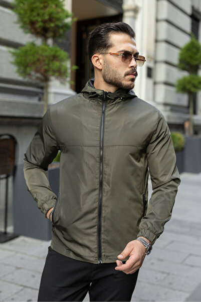 S&M CLOTHİNG New Season Men's Waterproof Raincoat Seasonal