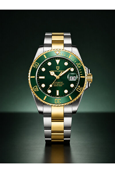 Pagani design PD-1639-2 Submariner Green Otomatik Erkek Kol Saati