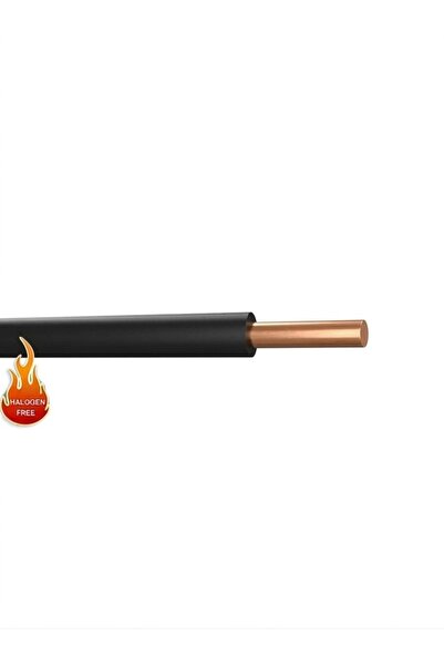 NYA 6mm² Kablo Tek Damar (Siyah) 1 metre