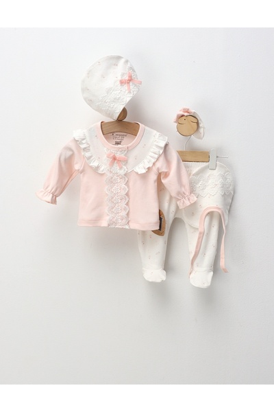 MiniKids Annelise σετ πρέμιουμ, ροζ