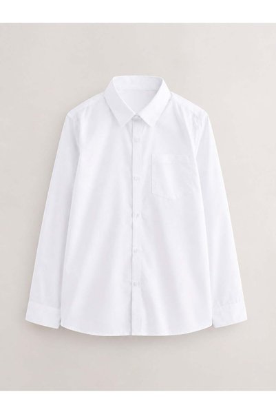 Victor and Jane Boys Long Sleeve Collared Shirt