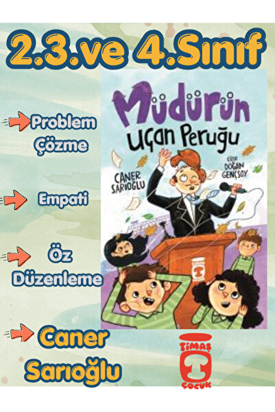 Timaş Çocuk Timaş Müdürün Uçan Peruğu Caner Sarıoğlu 2.3.4.Sınıflar İçin Okum...