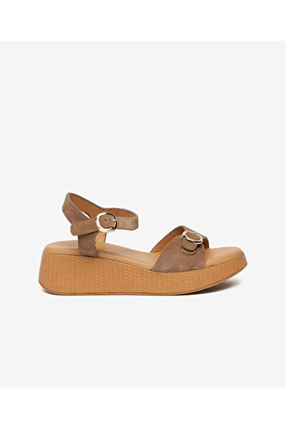 Greyder Kadın Tütün Hakiki Deri Comfort Sandalet 6Y2CS35860