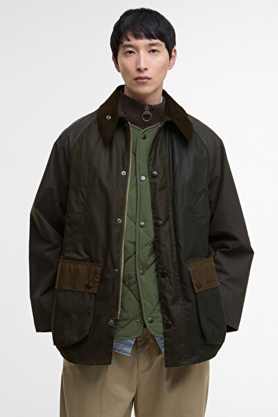 Barbour Patchwork Bedale Yağlı Ceket SG51 Sage Multi