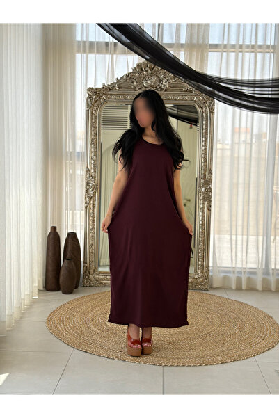 elegant veil فستان كريب برغاندي سادة تحت العباية | الحجاب الأنيق