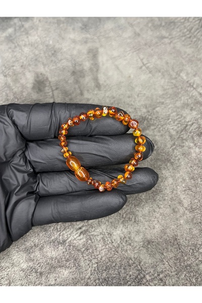 Mos Tespih Damla Amber Original Bracelet for Baby Teething