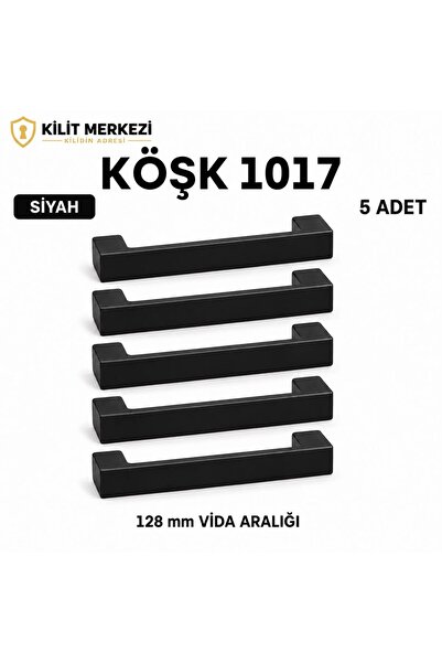 Kilit Merkezi Köşk 1017 5-Piece Furniture Cabinet Handle 128 mm