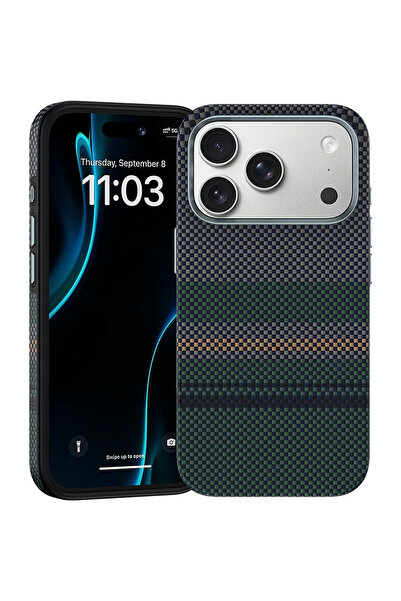 Benks Husă Armor Pro Aurora Kevlar cu MagSafe pentru iPhone 17 Pro, Grafică
