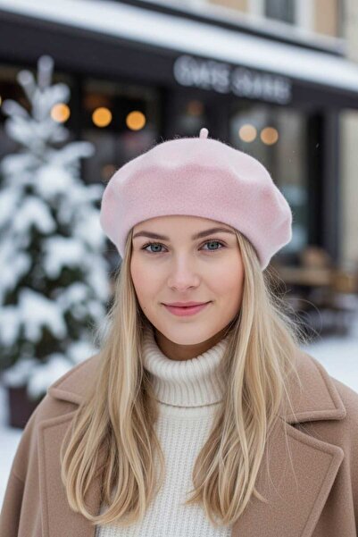 Aware Time Women's Painter Angora Beret