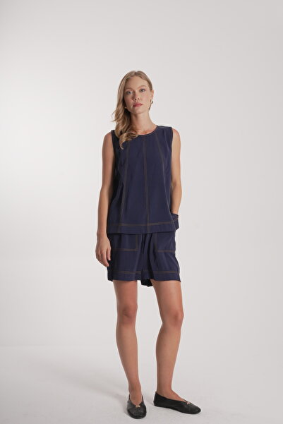 COLORDS Women's Stitching Detail Shorts Set