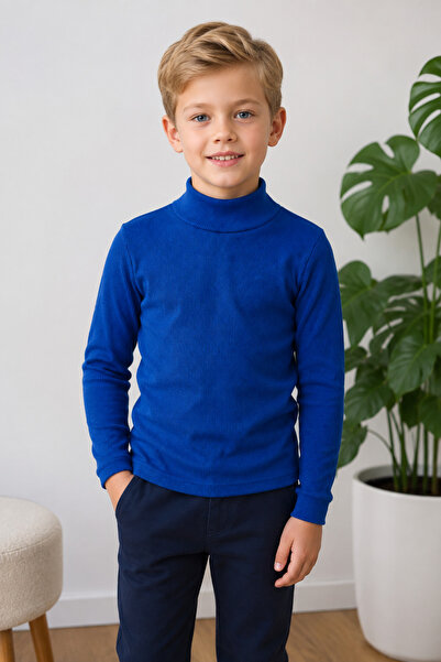 Yalçınoğlu Kids Unisex dečji bodi sa rebrastim polu-rolkama i dugim rukavima ...
