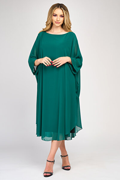 SIMPLU FASHION Rochie lunga din voal