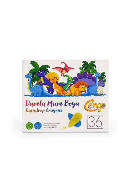 Cengo 36’lı Damla Mum Boya – Canlı Renkler