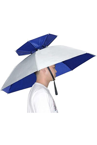 Newbie Foldable Fishing Umbrella Hat for Sun and Rain Protection, Adjustable ...