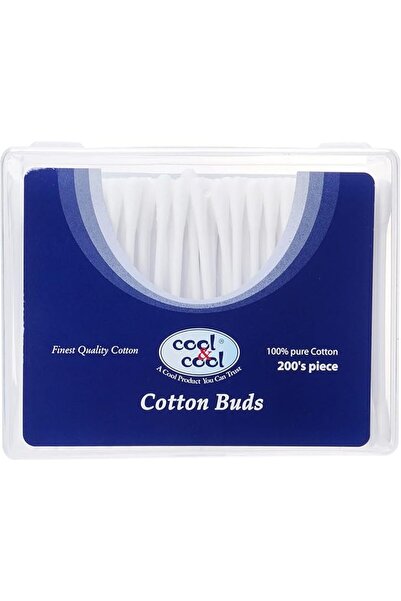 COOL & COOL Q-Tips Cotton Swabs, Multi-Colored, 200 Swabs in the Package