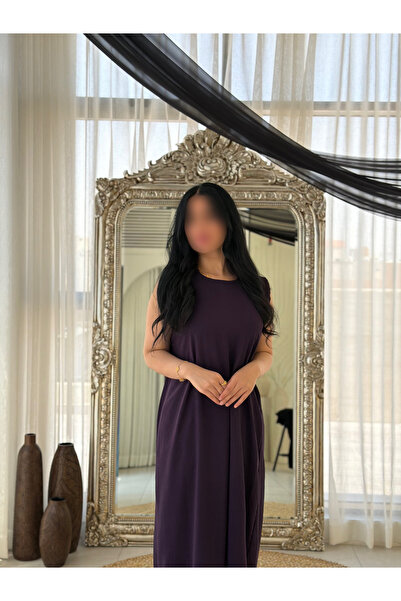 elegant veil فستان كريب موف سادة تحت العباية | الحجاب الأنيق