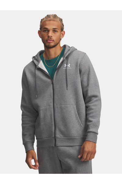 Under Armour UA Essential Fleece FZ Hood-GRY - Hanorac