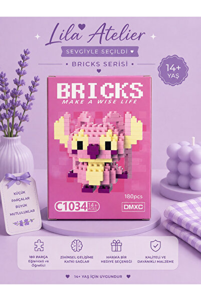 Genel Markalar Yapı Blokları Pembe Friend Figürü 180 Parça – C1034