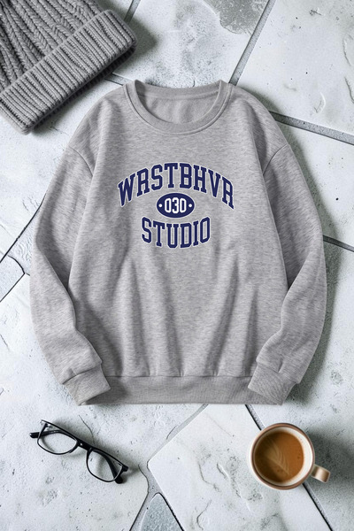 trendypassion Unisex Printed Crew Neck Sweatshirt